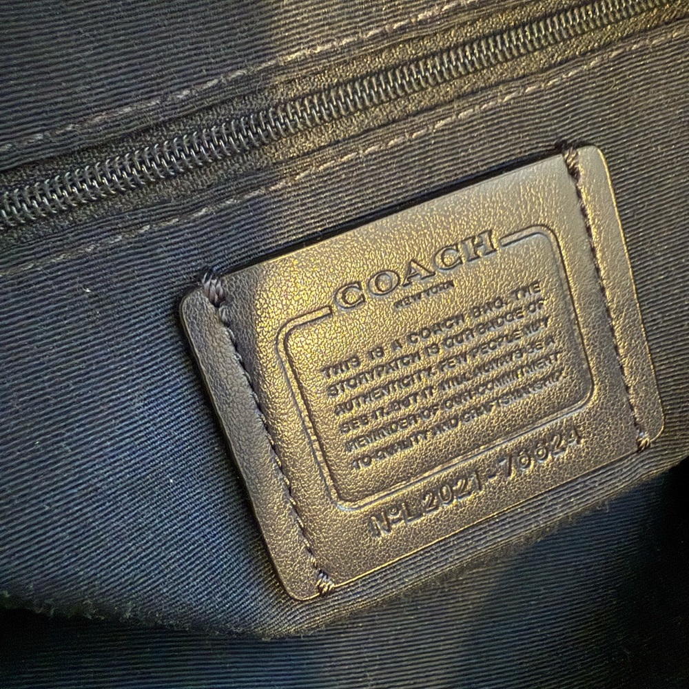 Coach Blue Backpack - Picture 6 of 6